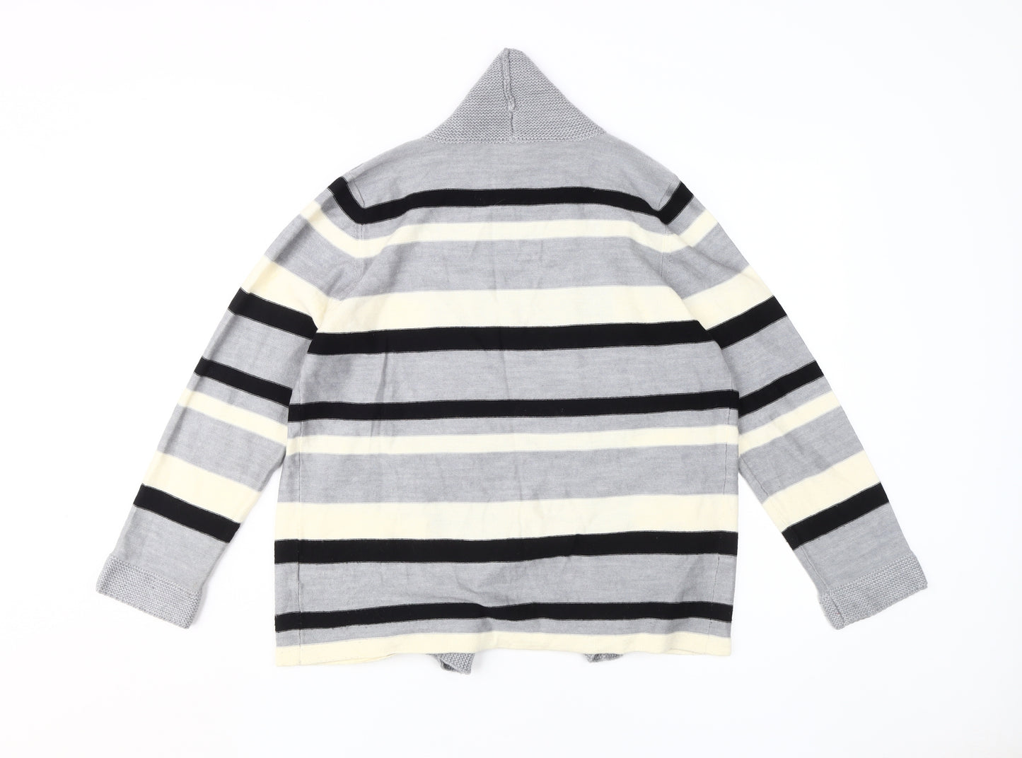 Eastex Women's Multicoloured Striped Cardigan Size 14