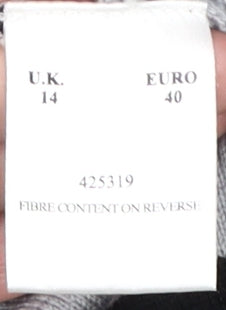 Eastex Women's Multicoloured Striped Cardigan Size 14