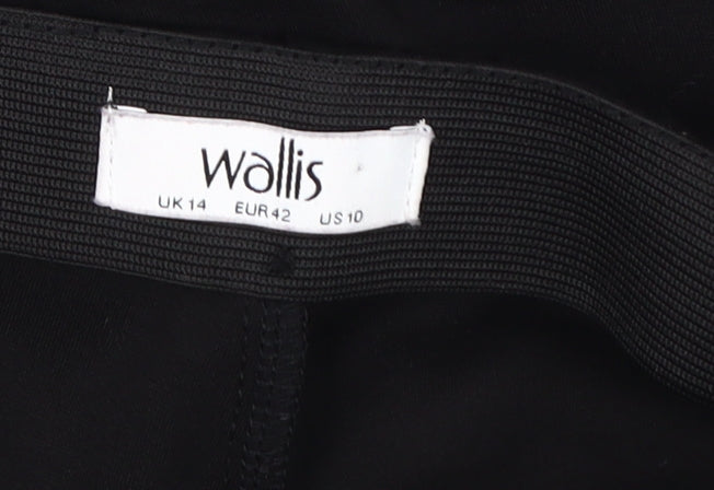 Wallis Women's Black Skinny Trousers, Size 14