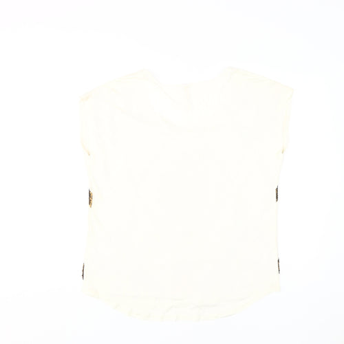 Next Women's Multicoloured Geometric T-Shirt Size 14