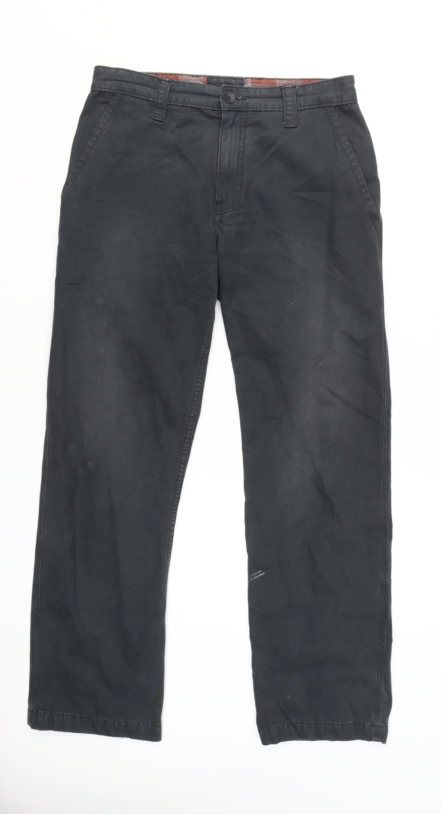 Marks and Spencer Men's Grey Chino Trousers Size 30
