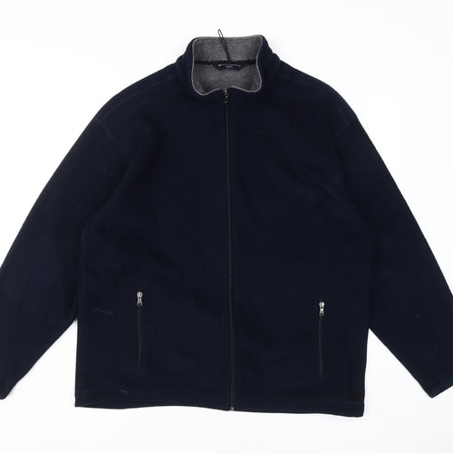 Marks and Spencer Men's Blue Fleece Jacket M