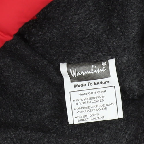 Warmline Women's Red Quilted Mid-Length Jacket XL