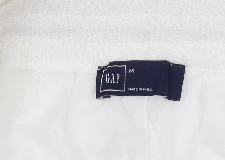 GAP Women's White Peasant Midi Skirt M