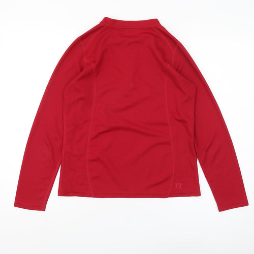 Rohan Women's Red XS Pullover, 1/4 Zip Long Sleeve Top