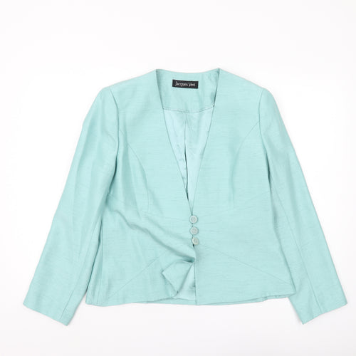 Jacques Vert Women's Blue Blazer UK 12, Lined, Formal Wear