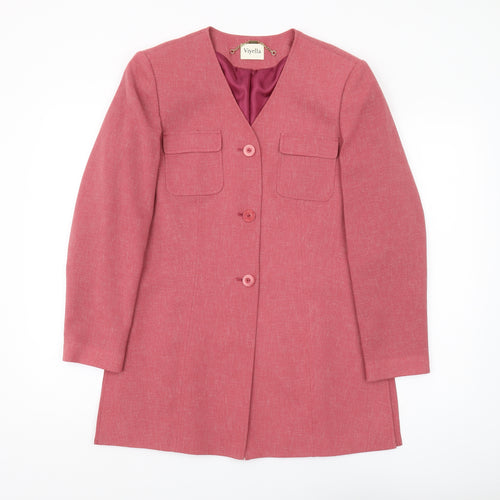 Viyella Women's Pink Blazer Size 10 Business Casual