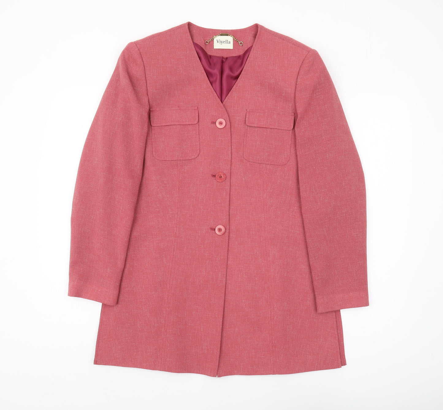 Viyella Women's Pink Blazer Size 10 Business Casual