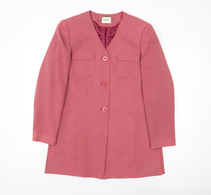 Viyella Women's Pink Blazer Size 10 Business Casual