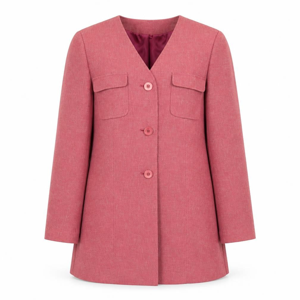 Viyella Women's Pink Blazer Size 10 Business Casual