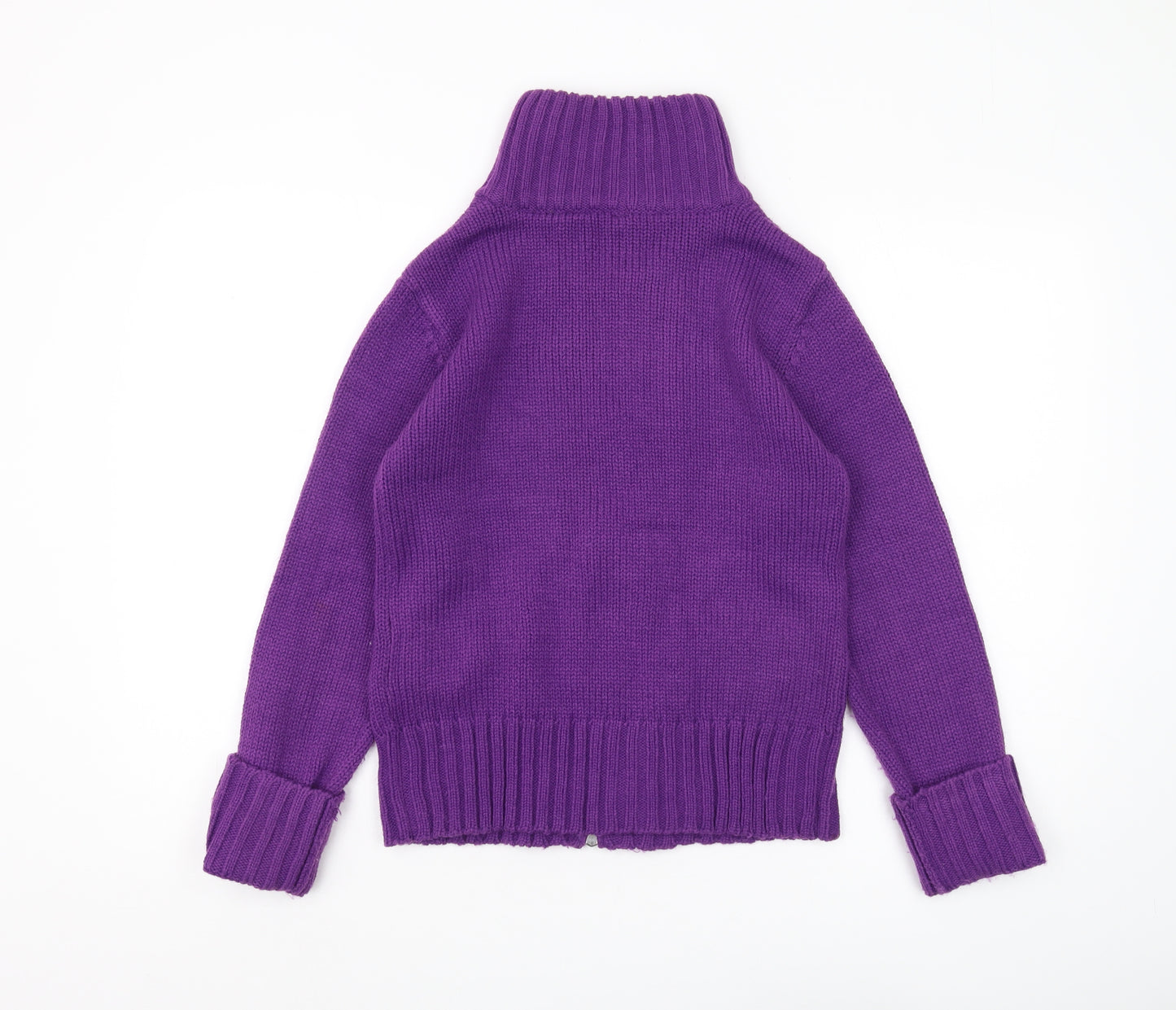 Vero Moda Women's Purple Full Zip Jumper - Size L