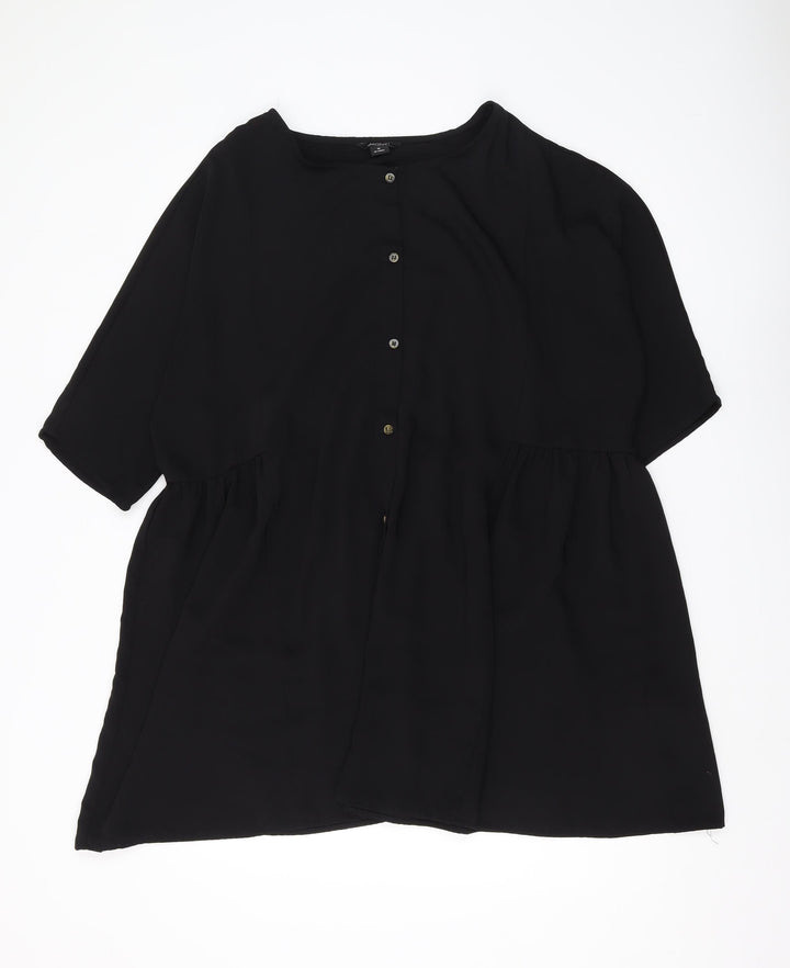 Monkl Women's Black Tunic Blouse - Size M