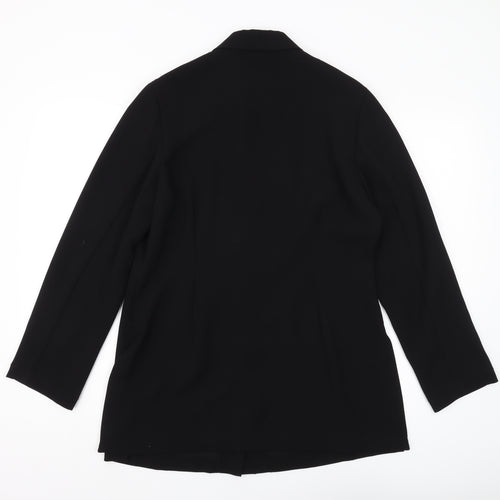 Laura Ashley Women's Black Button-Up Top Size 14