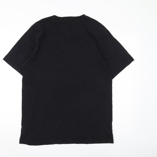 BOSS Men's Black Crew Neck T-Shirt 2XL Regular Fit
