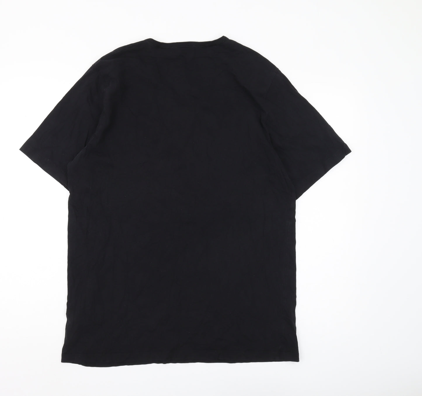 BOSS Men's Black Crew Neck T-Shirt 2XL Regular Fit