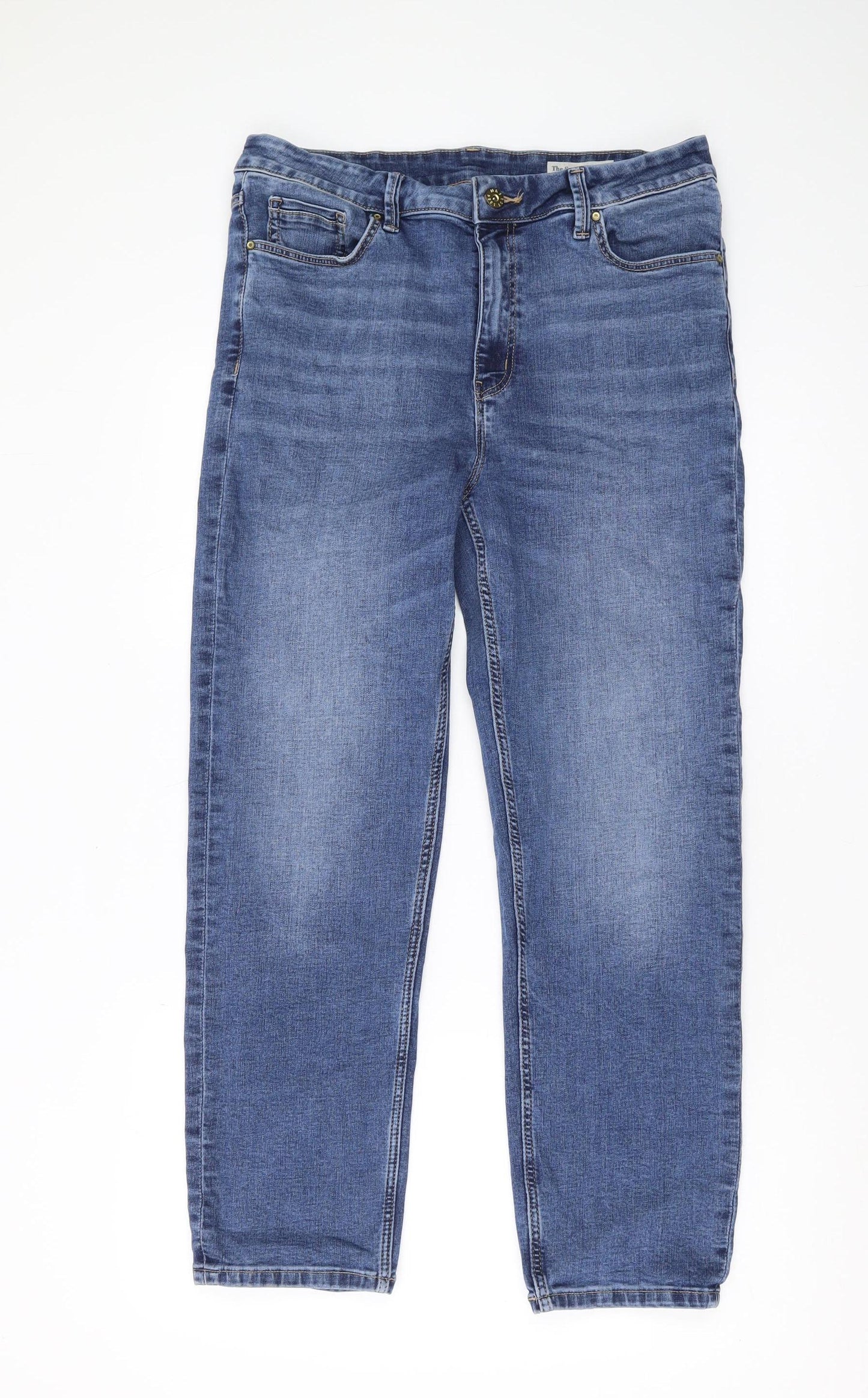 Marks and Spencer Women's Blue Straight Jeans Size 16