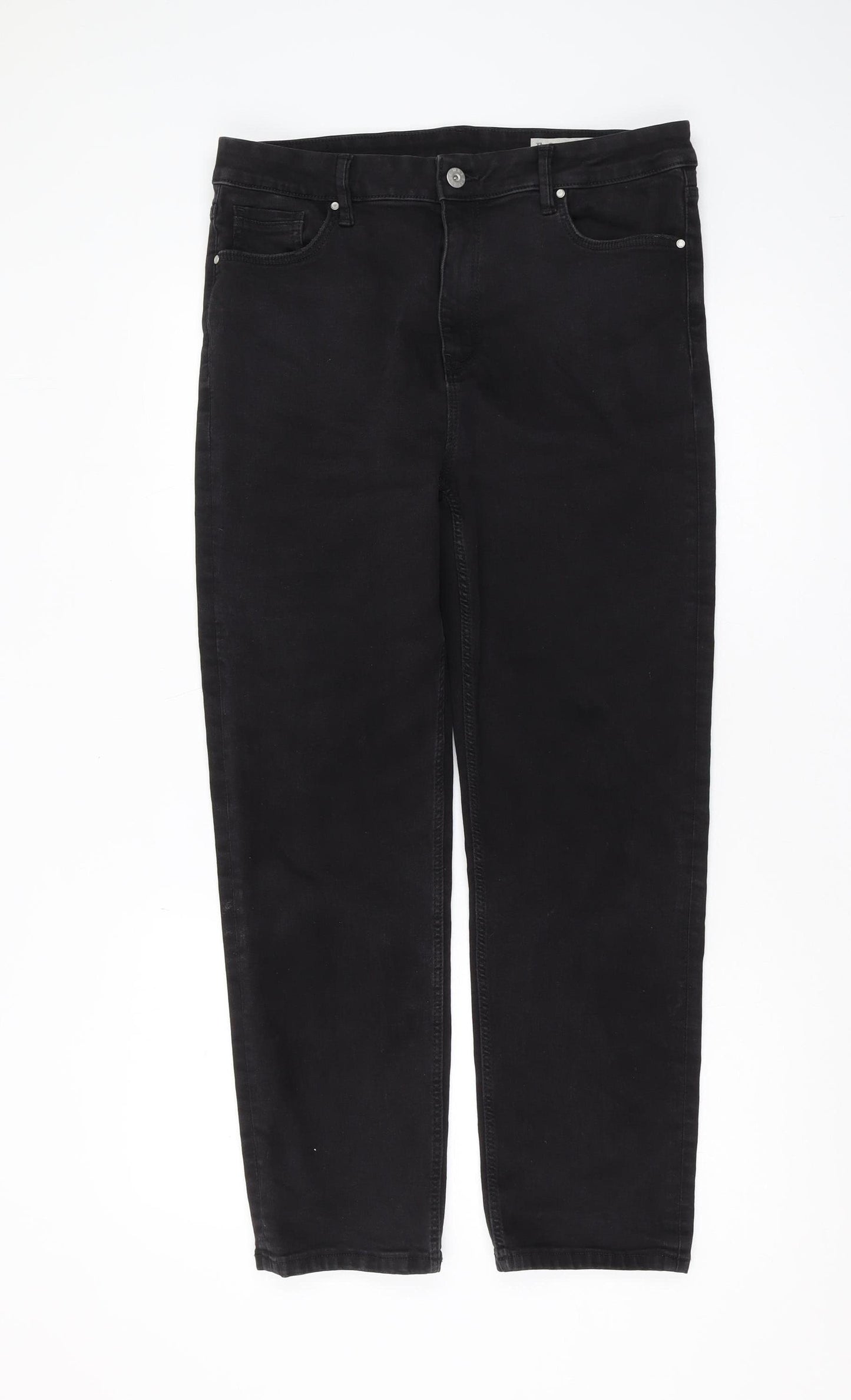 Marks & Spencer Women's Black Straight Leg Jeans