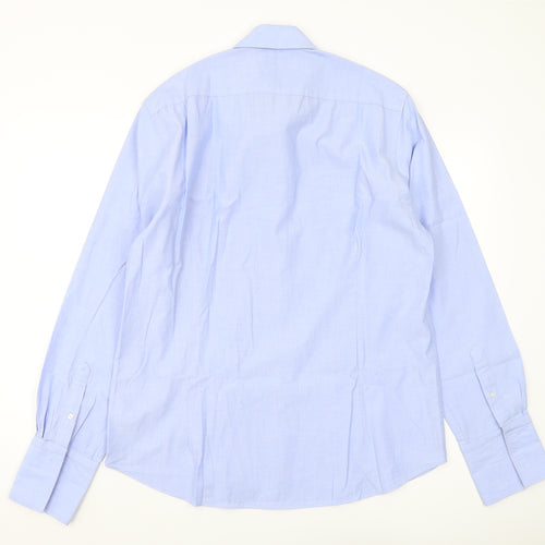 Racing Green Men's Blue Classic Long Sleeve Shirt