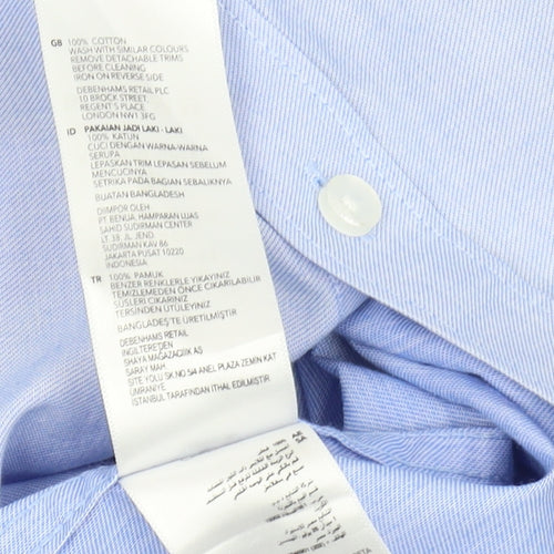 Racing Green Men's Blue Classic Long Sleeve Shirt
