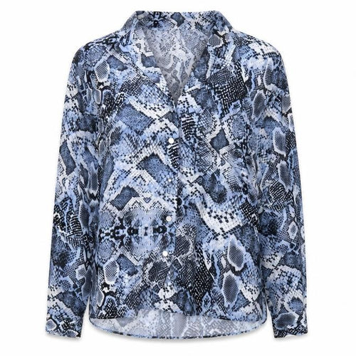 Wallis Women’s Blue Animal Print Tunic Blouse Size 12