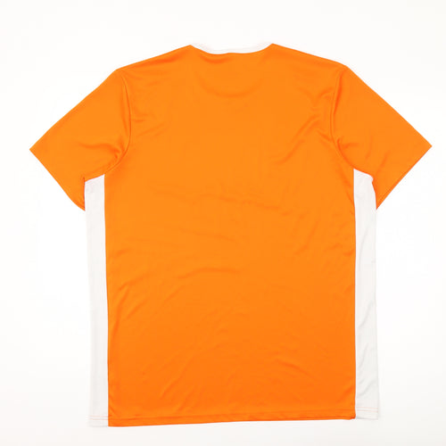Adidas Men's Orange T-Shirt XL Climalite