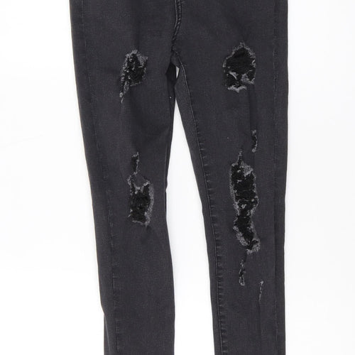 PrettyLittleThing Black Skinny Jeans Women Size 6
