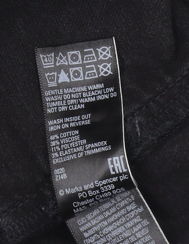 Marks and Spencer Women's Black Cargo Jeans Size 20