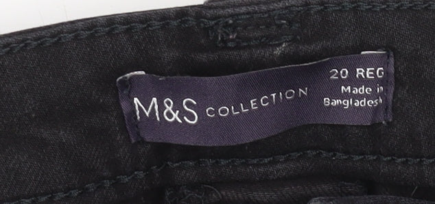Marks and Spencer Women's Black Cargo Jeans Size 20
