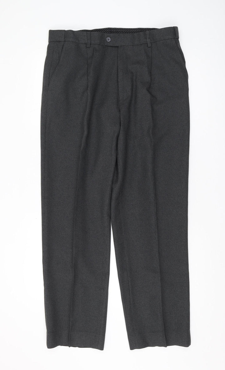 Debenhams Men's Grey Dress Pants 36R