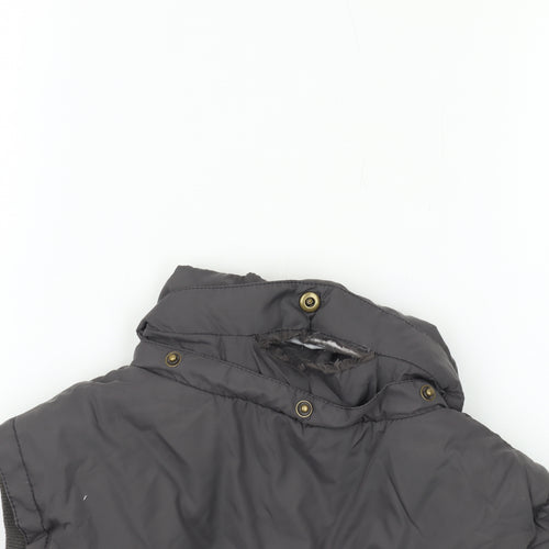 Jack Wills Women's Grey Puffer Waistcoat Size 10