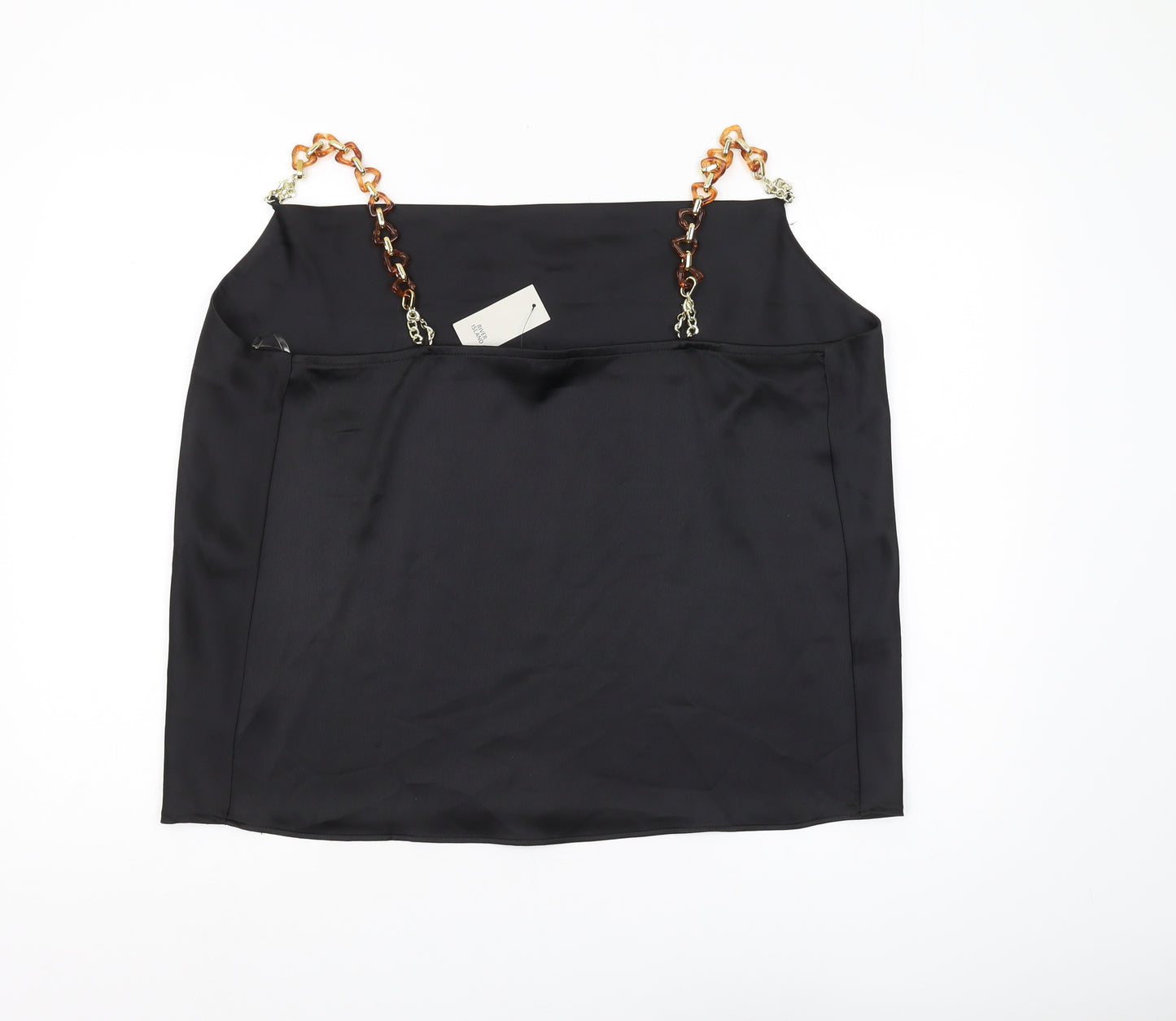 River Island Women's Black Camisole Tank Top Size 16