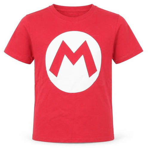 Nintendo Boys Red Super Mario T-Shirt Size 9-10 Years