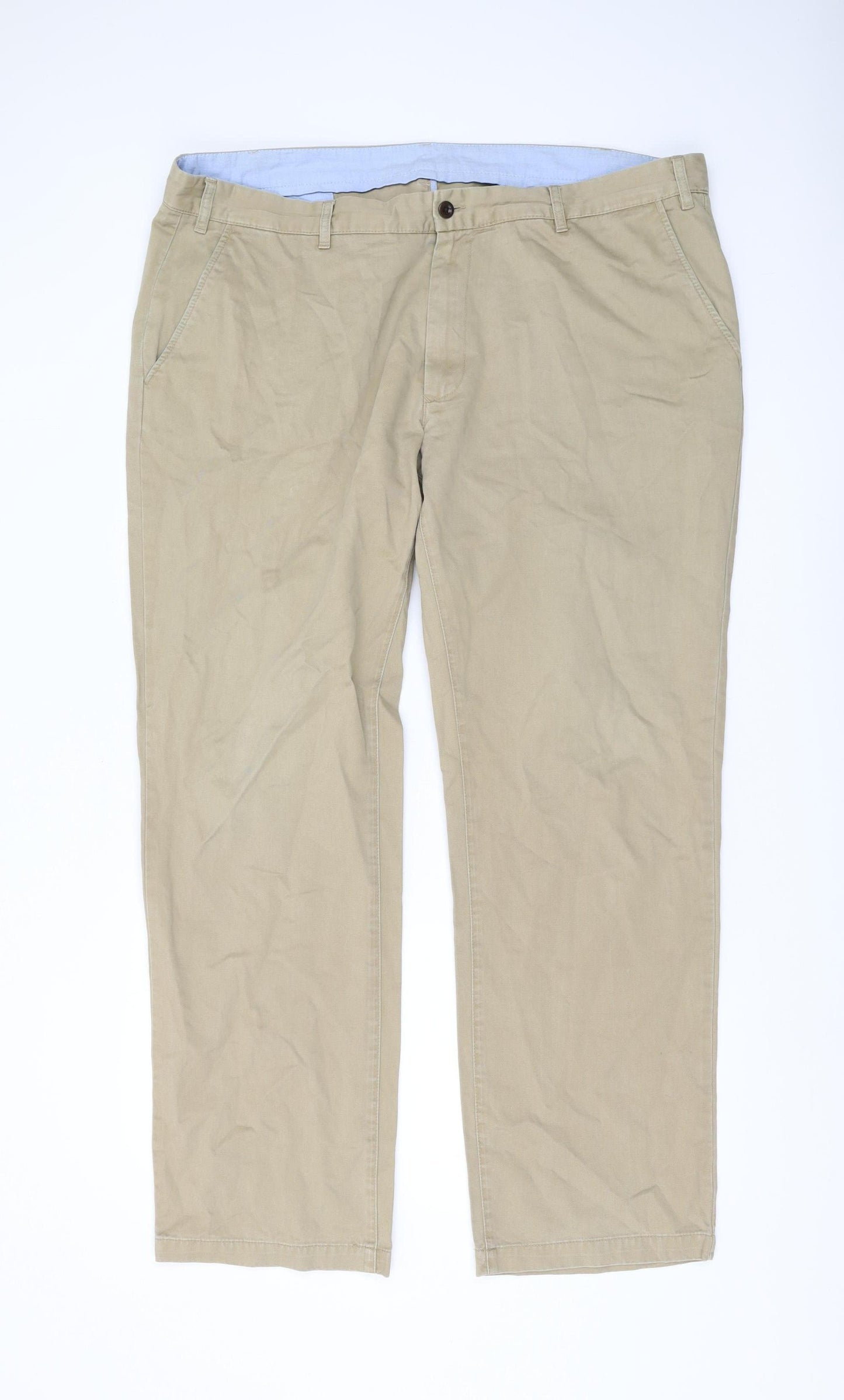 Gant Men's Beige Chino Trousers Size 42 - Regular Fit