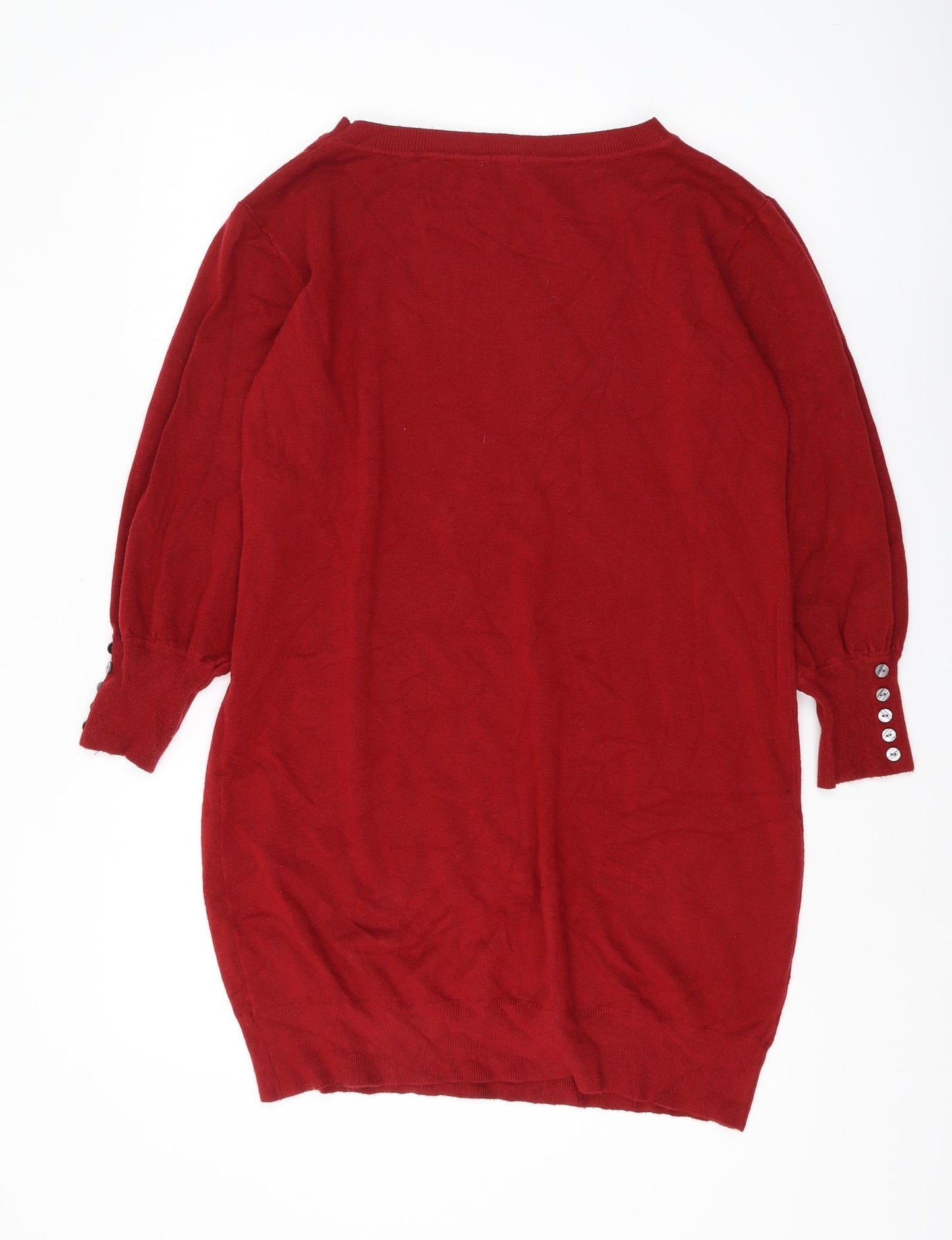 Roman Women's Red Pullover Jumper Size 14