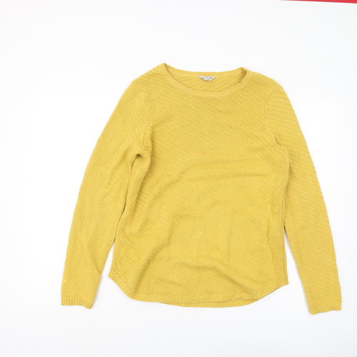 M&Co Women's Yellow Pullover Jumper Size 12