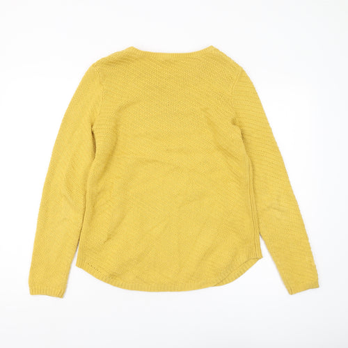 M&Co Women's Yellow Pullover Jumper Size 12