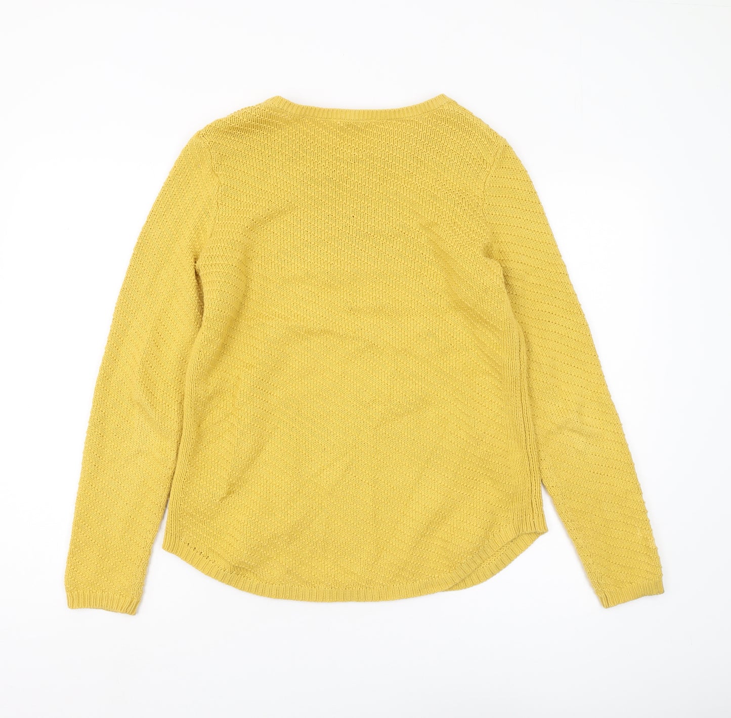 M&Co Women's Yellow Pullover Jumper Size 12