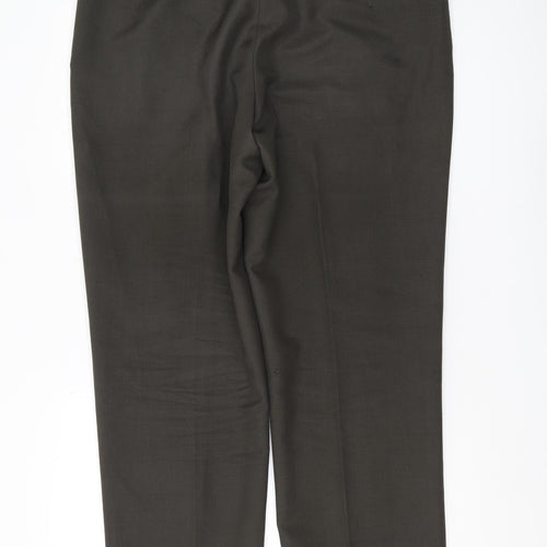 Marks and Spencer Men's Green Dress Pants 38in L Regular