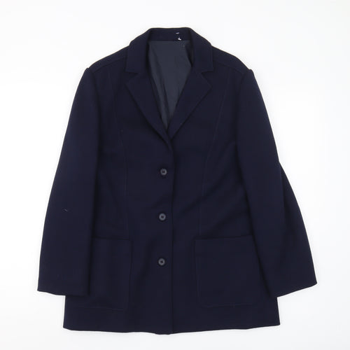 MatchSet Women's Blue Blazer - Size S, Business Casual