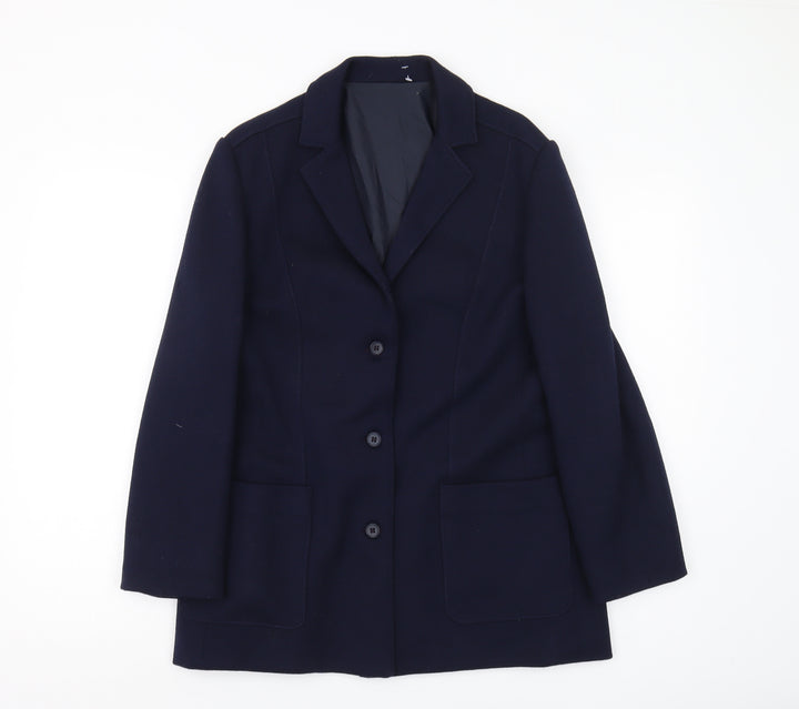 MatchSet Women's Blue Blazer - Size S, Business Casual