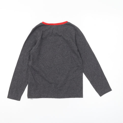 Marvel Avengers Boys Grey Long Sleeve T-Shirt 7-8 Years Superhero