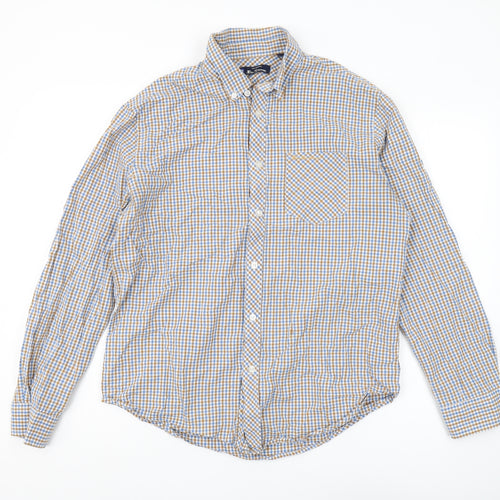 Ben Sherman Men's Check Shirt L Collared Multicoloured