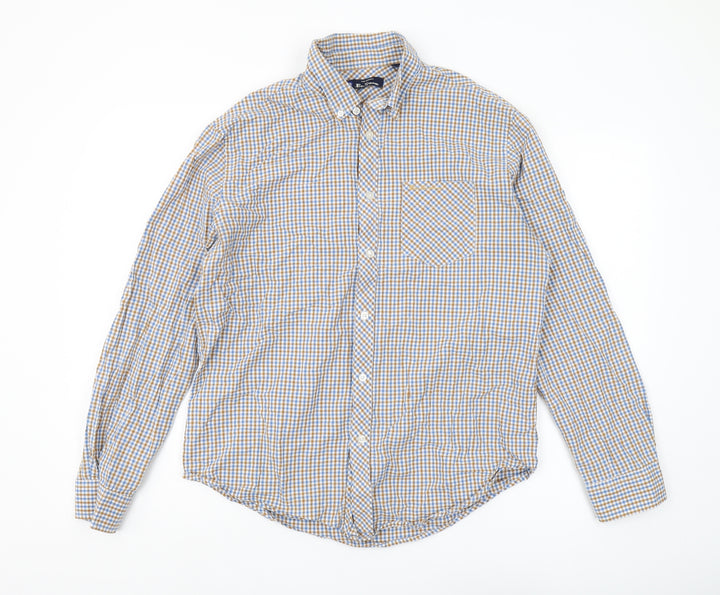 Ben Sherman Men's Check Shirt L Collared Multicoloured