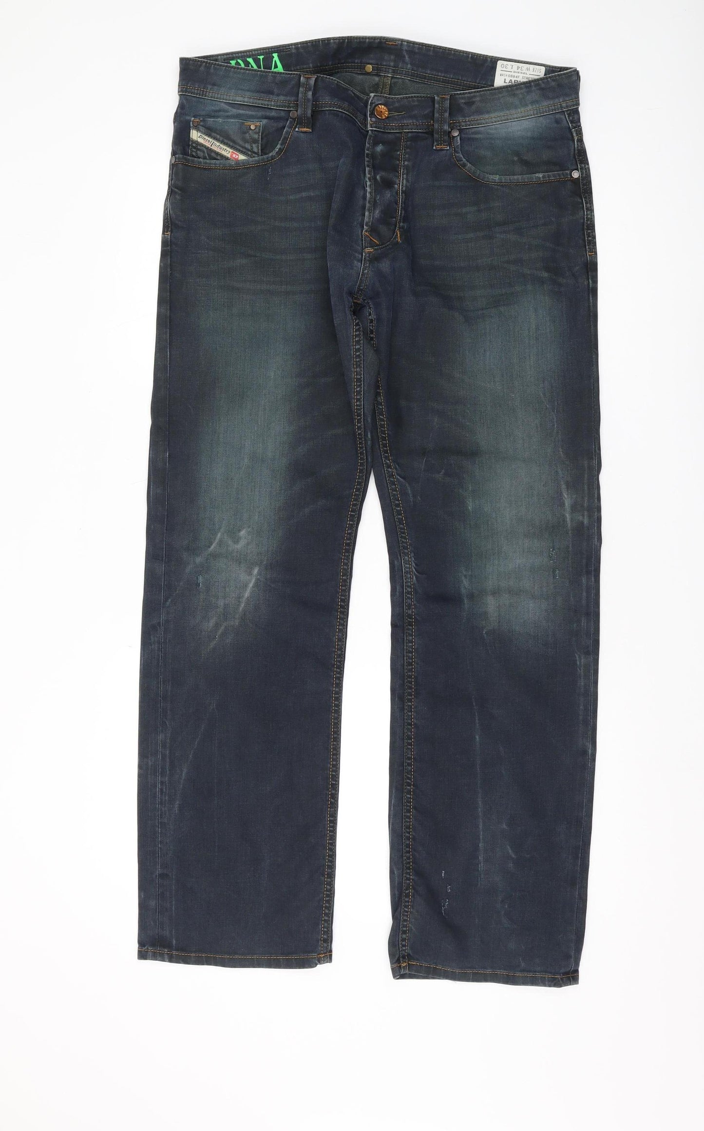 Diesel Larkee Regular Straight Men's Blue Jeans 34