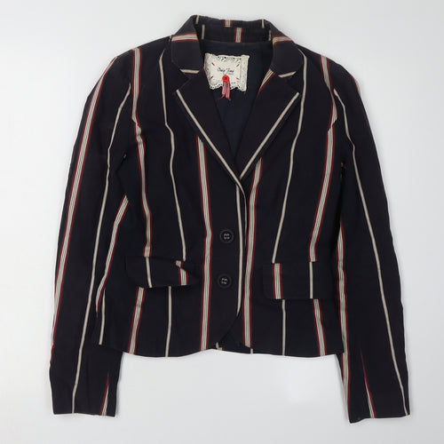 Oasis Women’s Multicoloured Striped Blazer Size 8