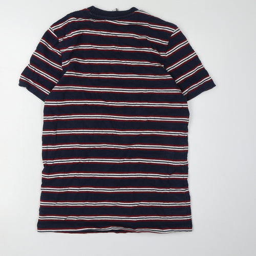 Adidas Men's Multicoloured Striped T-Shirt S