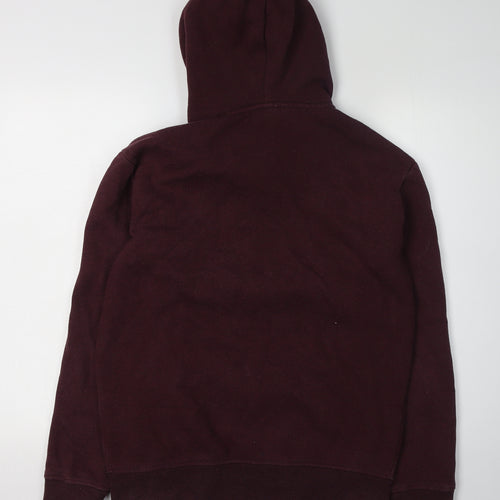 Superdry Men's Red Full Zip Hoodie Size M