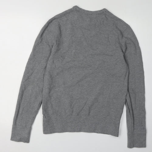 Fred Perry Grey Men's Pullover Sweatshirt S