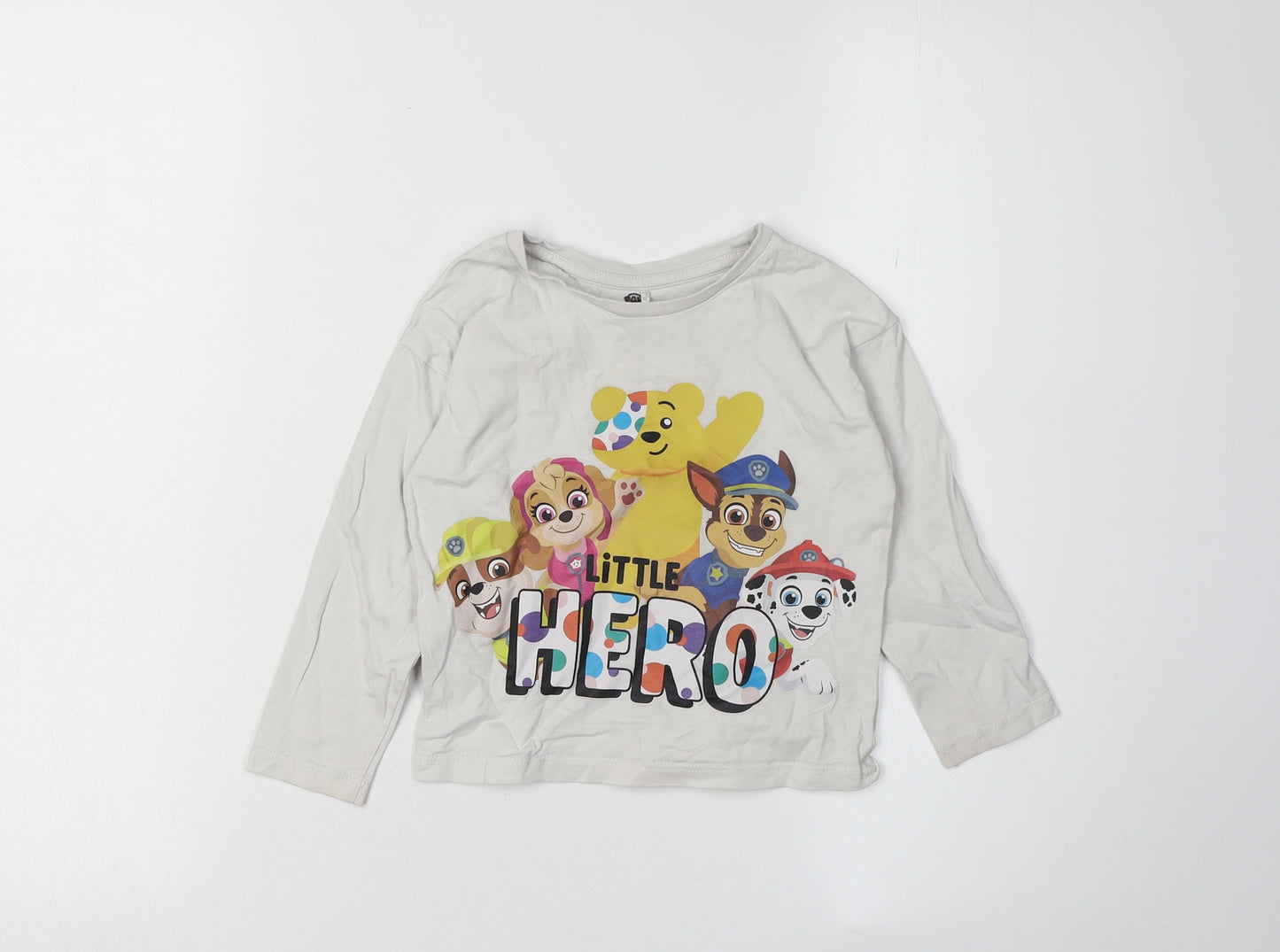 George Boys White PAW Patrol T-Shirt, 2-3 Years