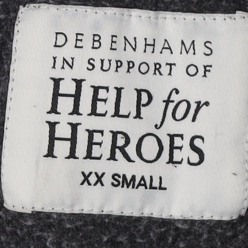Debenhams Unisex Black XS Graphic Sweatshirt